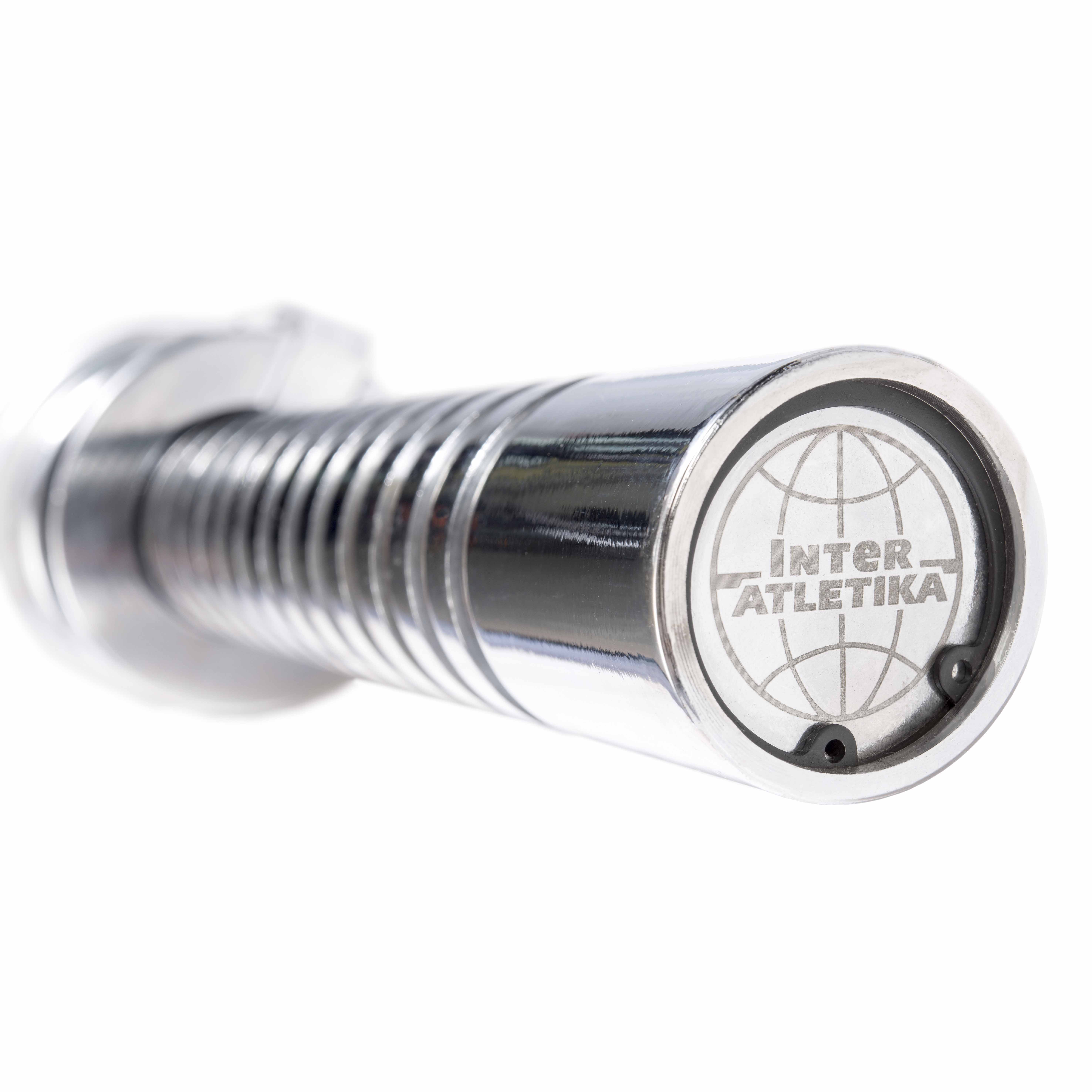 Гриф штанги олимпийский Interatletika C3-26-M с сечением 220 см (нагр. 600 кг) с замками