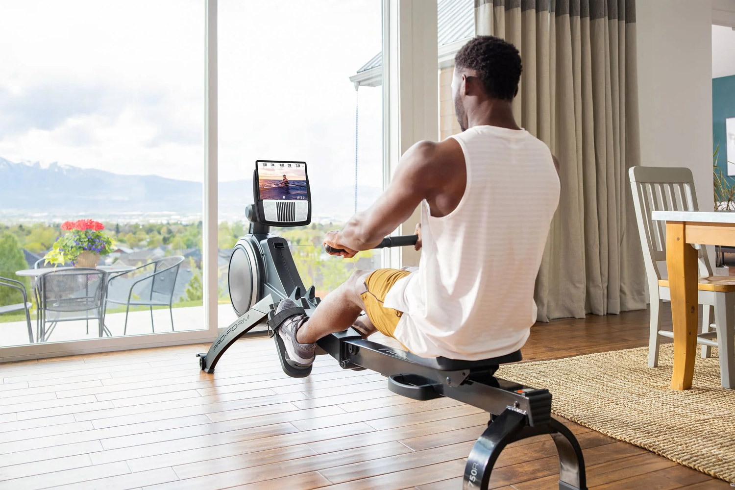 Фото Гребной тренажер ProForm 750R №8