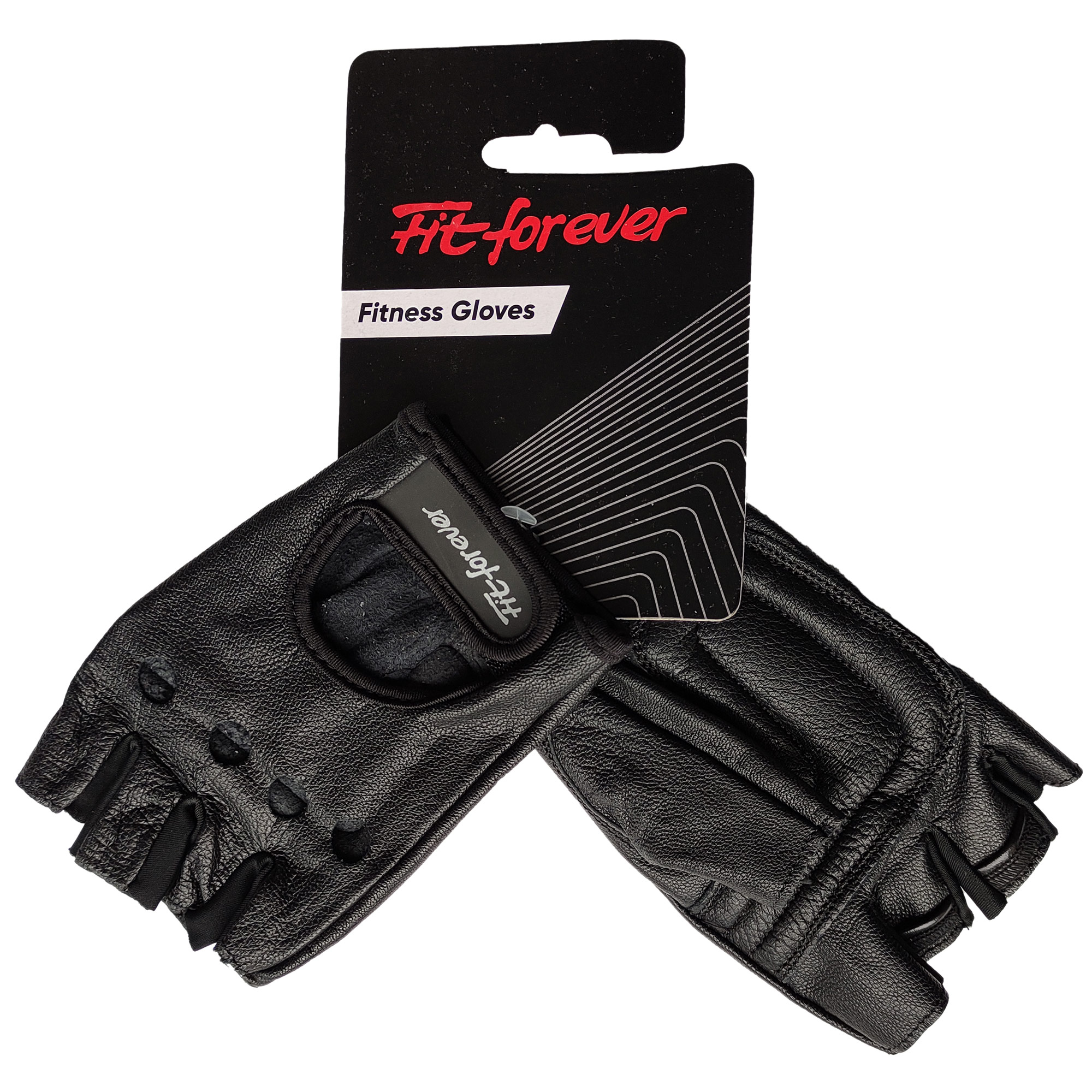 Фото Рукавички для фітнесу Fit forever Supreme AI-04-1339-D чорний S №2