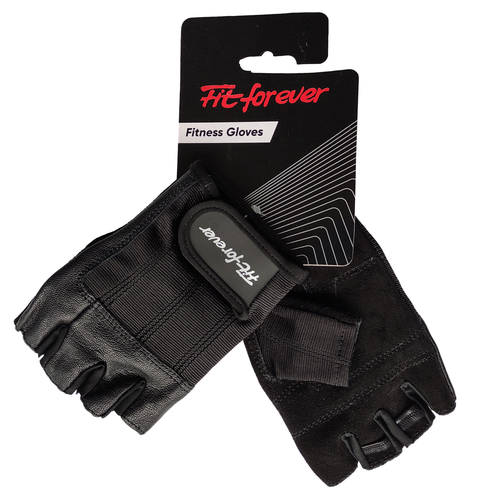 Фото Перчатки для фитнеса Fit forever Easy Grip AI-04-1266-D черный M №1