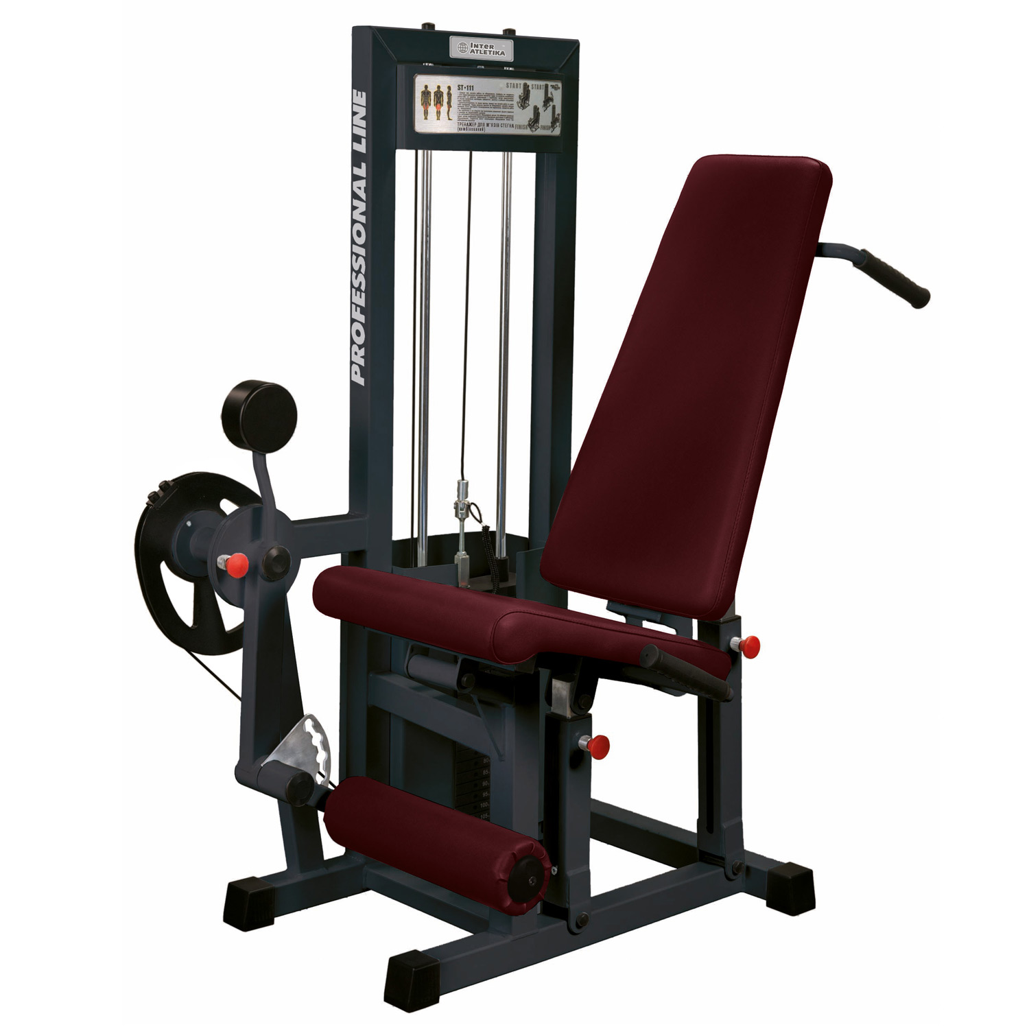 Тренажер для сгиб.- разгиб. мышц бедра комбинированный InterAtletikGym ST111
