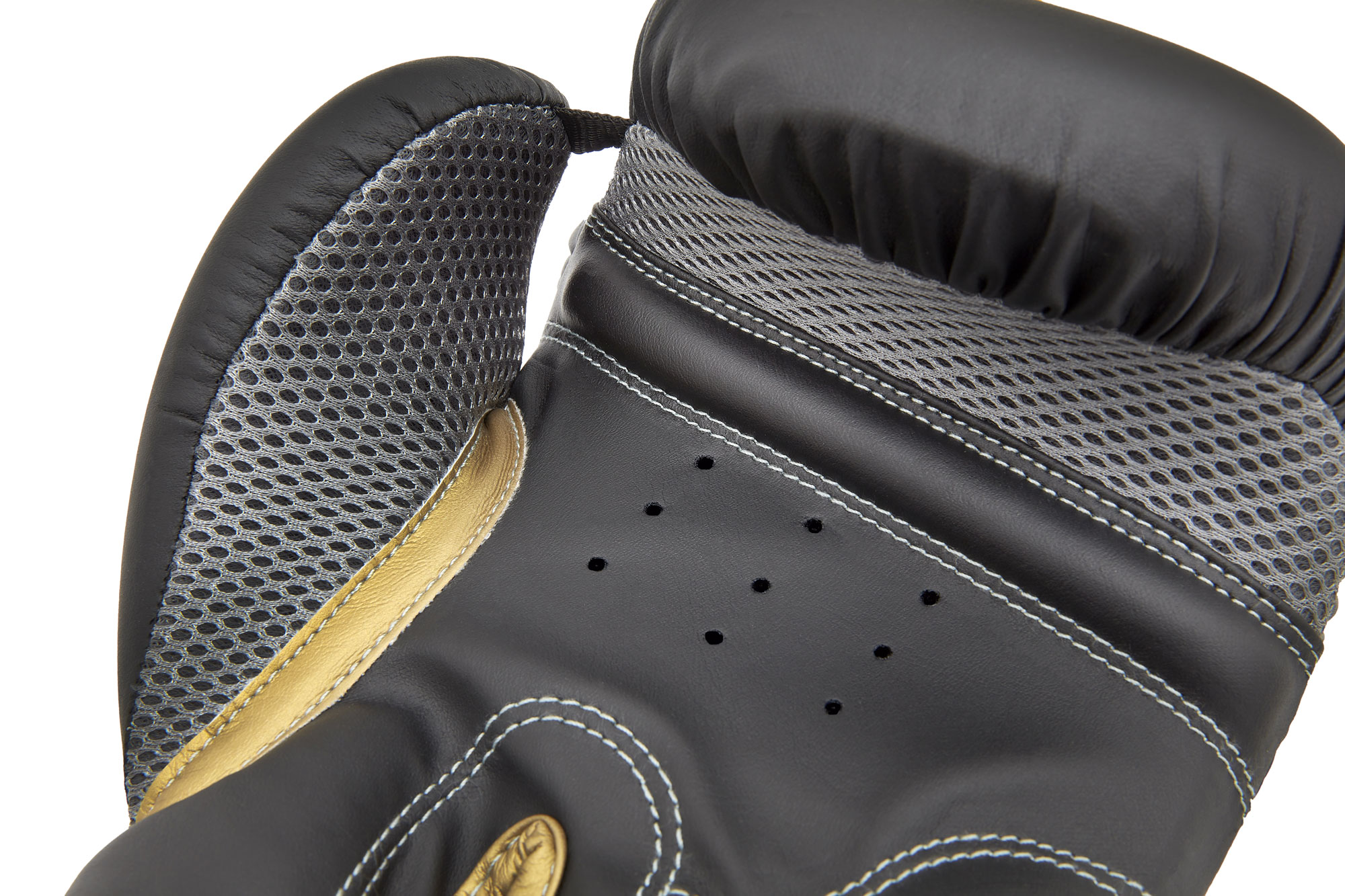 Фото Боксерські рукавички Reebok RSCB-12010GB -10 10 унцій чорний/жовтий №3