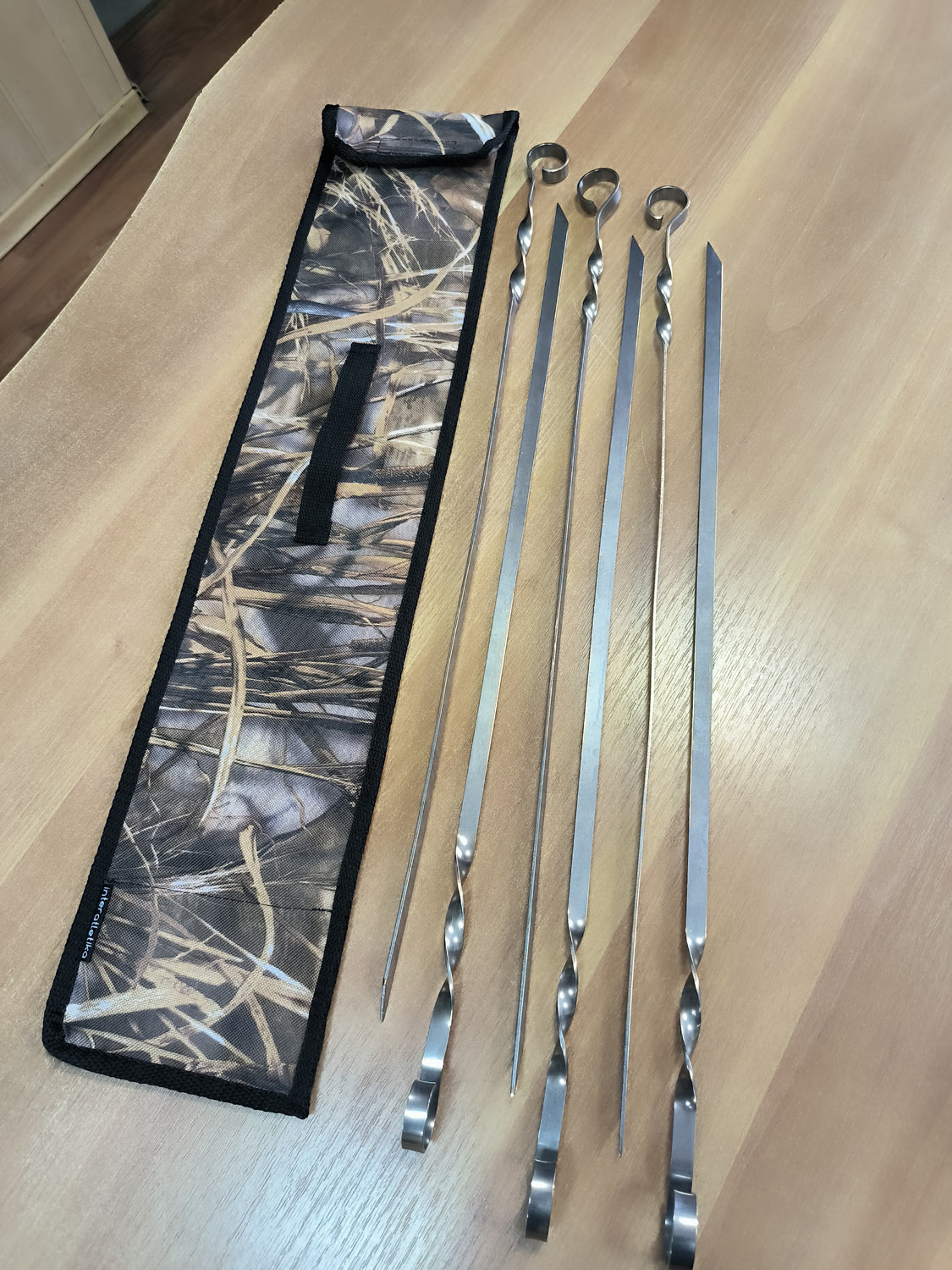 Набор шампуров 60 см InterAtletika СЗ354.6-60