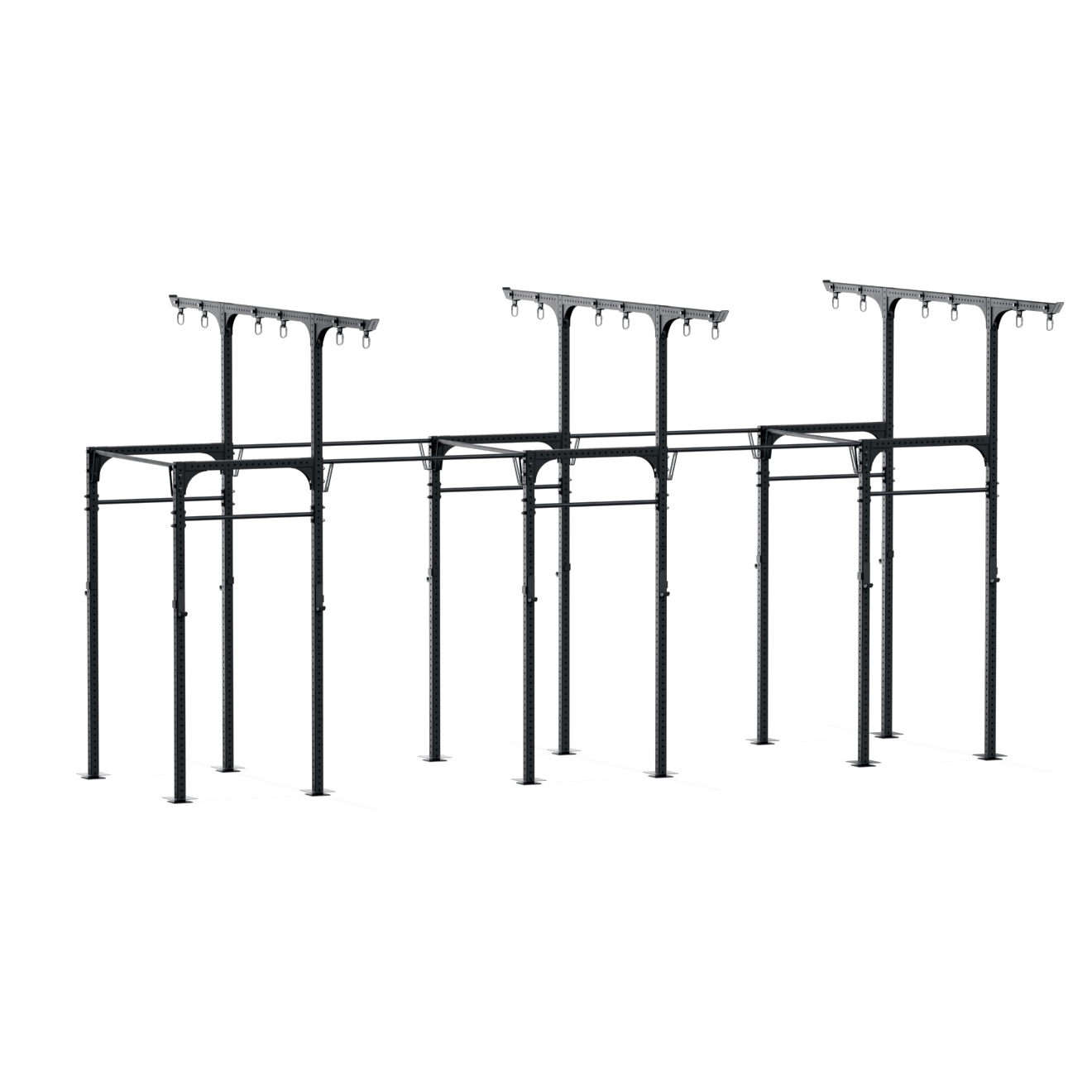 Силовая рамка Eleiko Prestera Rig Freestanding 7,2 м with rings and rope