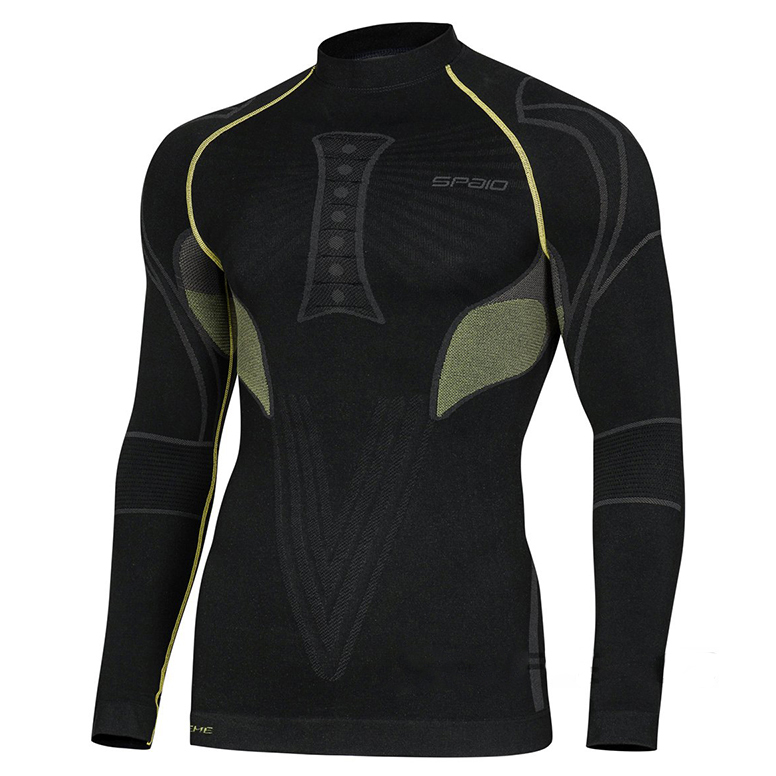 Термореглан Spaio Extreme W02 men черный-зеленый L