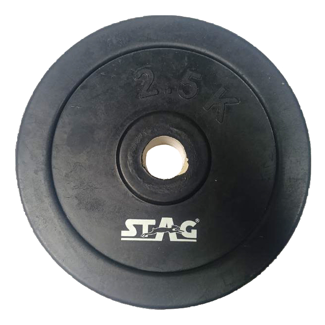 Диск прогумований Rubber Stag 2,5 кг WL-WP01-2.5 Уцінка