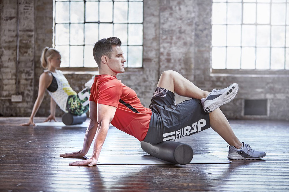 Пенный валик для йоги Reebok RSYG-16007 (удлиненный)