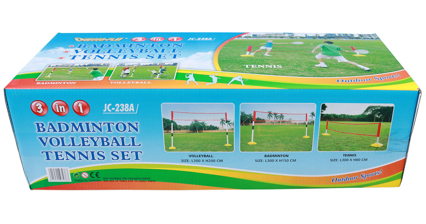 Фото Сітка 3 в 1 Outdoor-Play JC-238A для бадмінтону, волейболу, тенісу №7