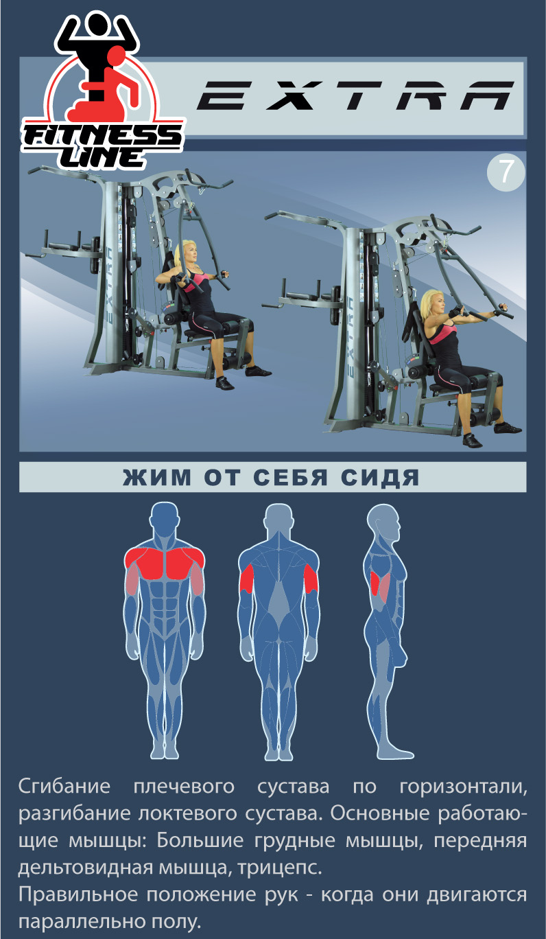 Фото Мультистанция InterAtletika Экстра ST034-B №17