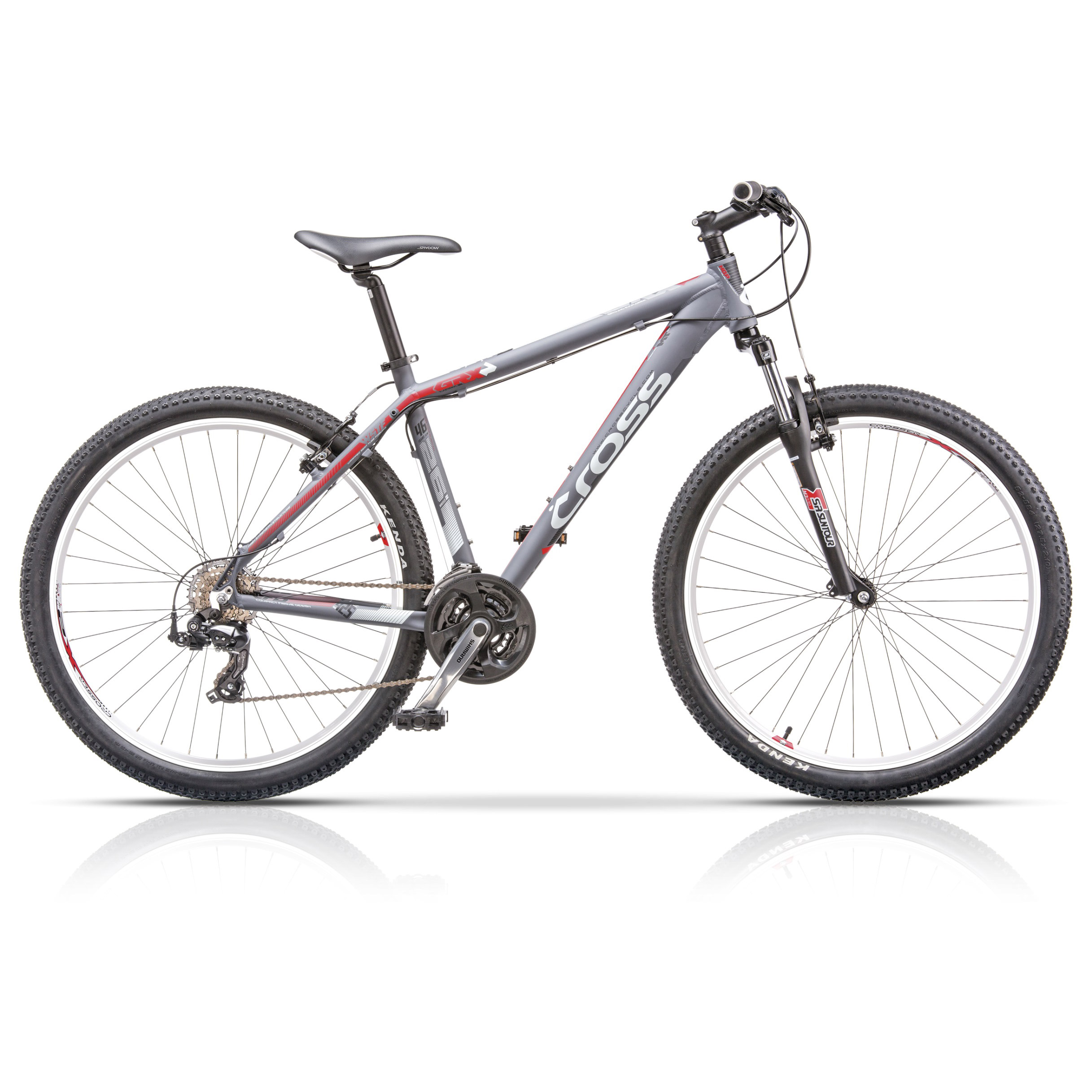 Велосипед 26 CROSS GRX 7 24 spd рама 18 2015 сірий