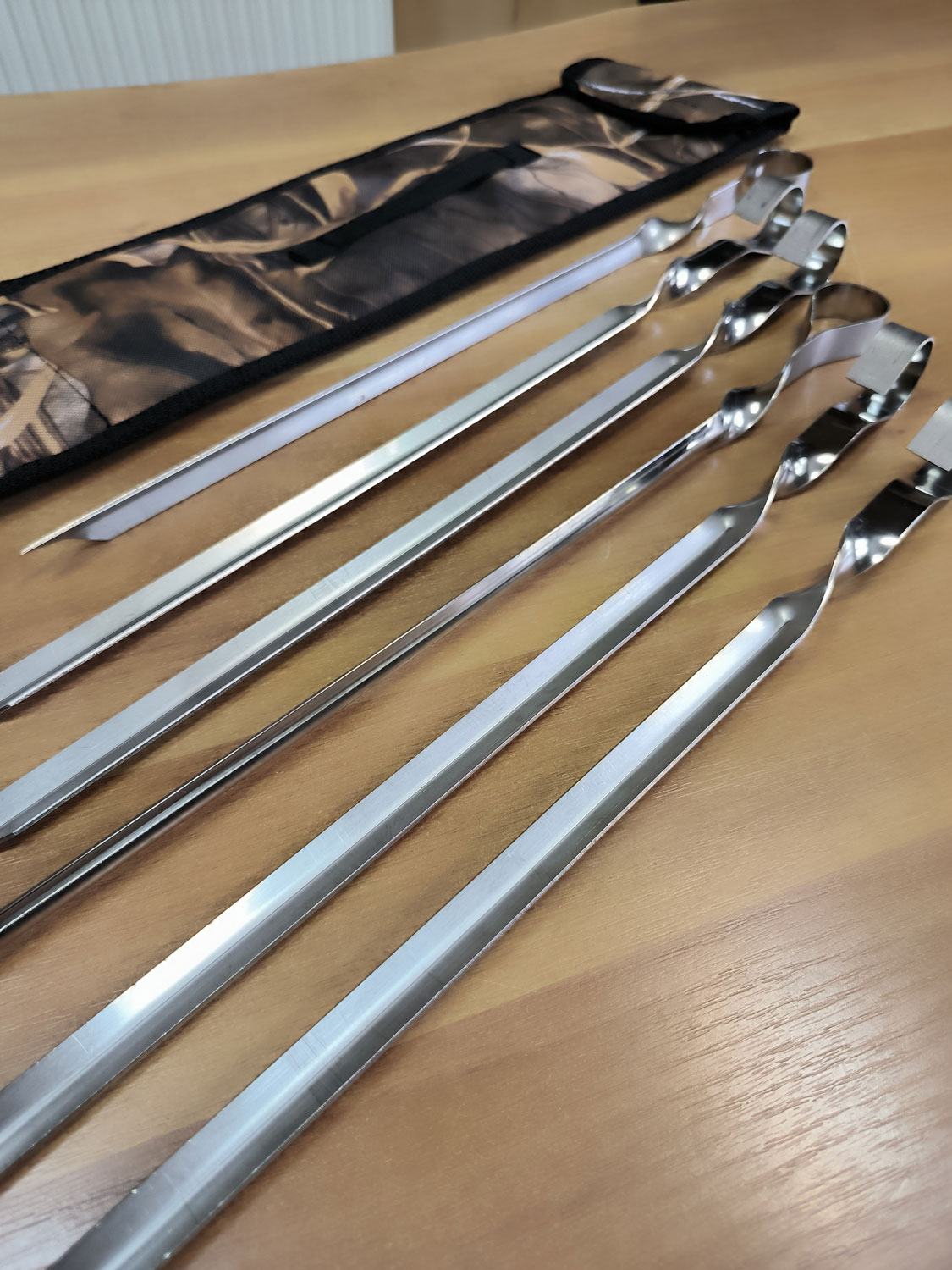 Фото Набор шампуров угловых 45 см InterAtletika СЗ354.6-45У №3