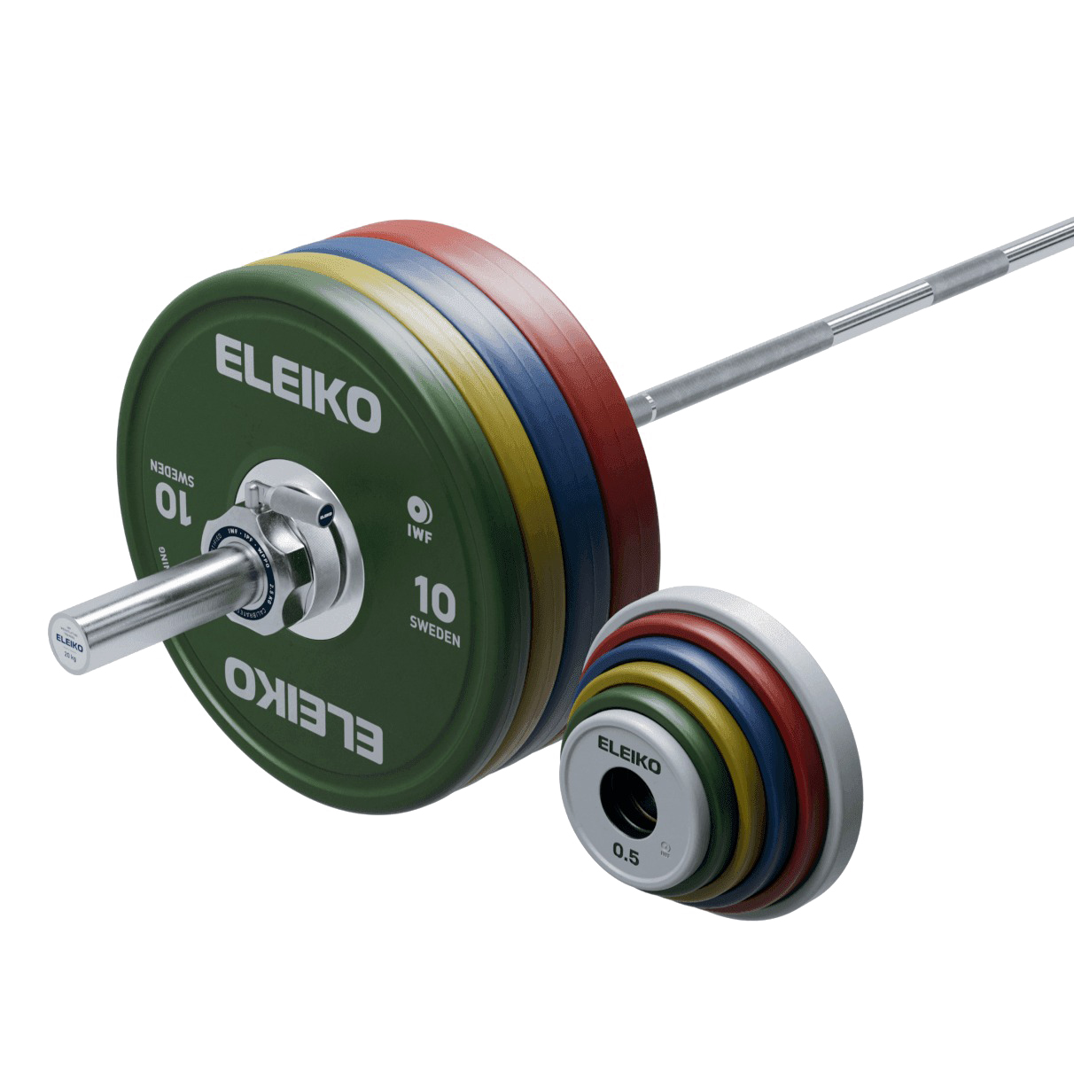 Штанга Eleiko IWF Weightlifting Training Weight Set Men 190 кг