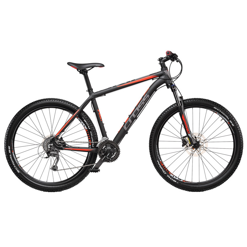 Велосипед 27,5 CROSS GRIP 8 рама 17 2018 чорний-червоний