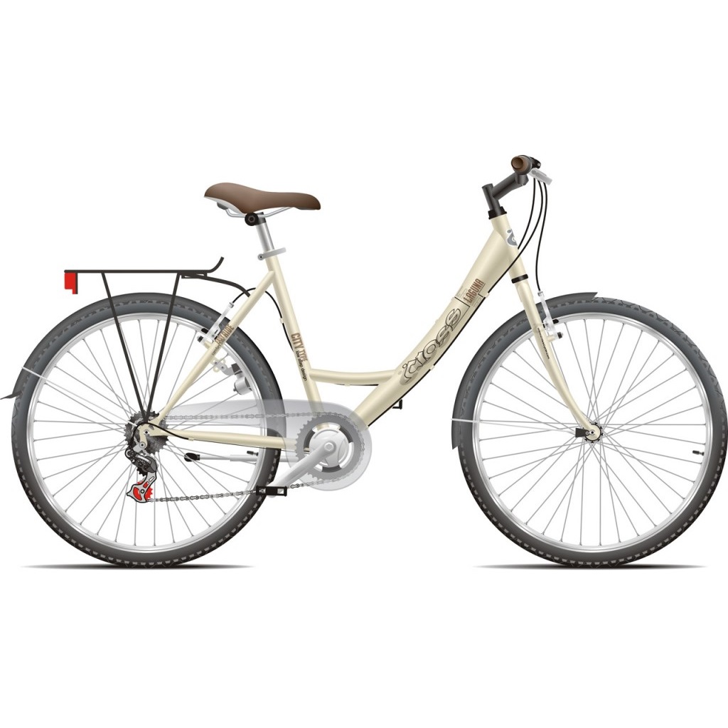 Велосипед 26 CROSS Laguna CTB 18 spd рама 16 2015 білий