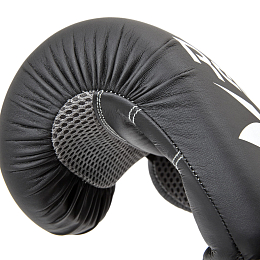 Фото Боксёрские перчатки Reebok RSCB-12010BK-12 12 унций черный-белый №4